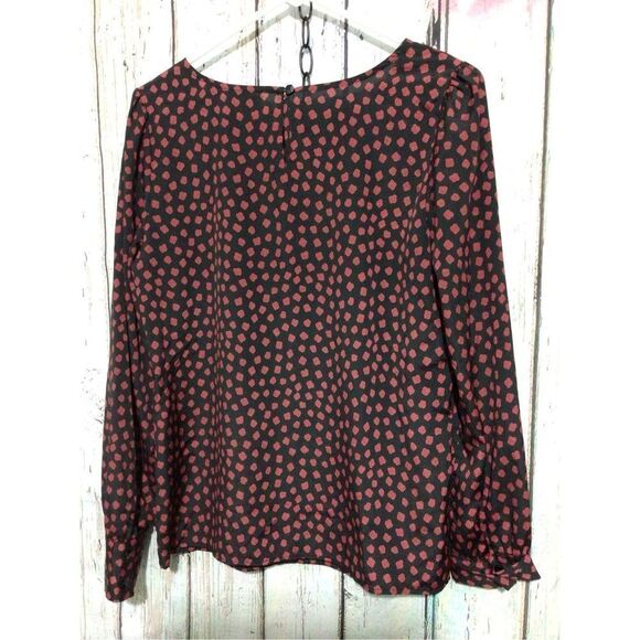 NEW Nine West Blouse Size Medium Black Red💕❤️ - Picture 3 of 11